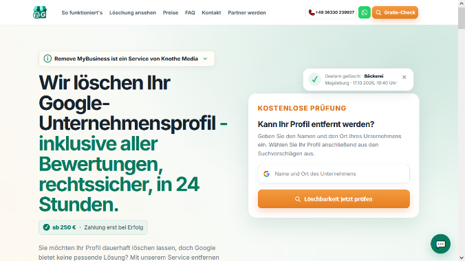 Website Remove MyBusiness